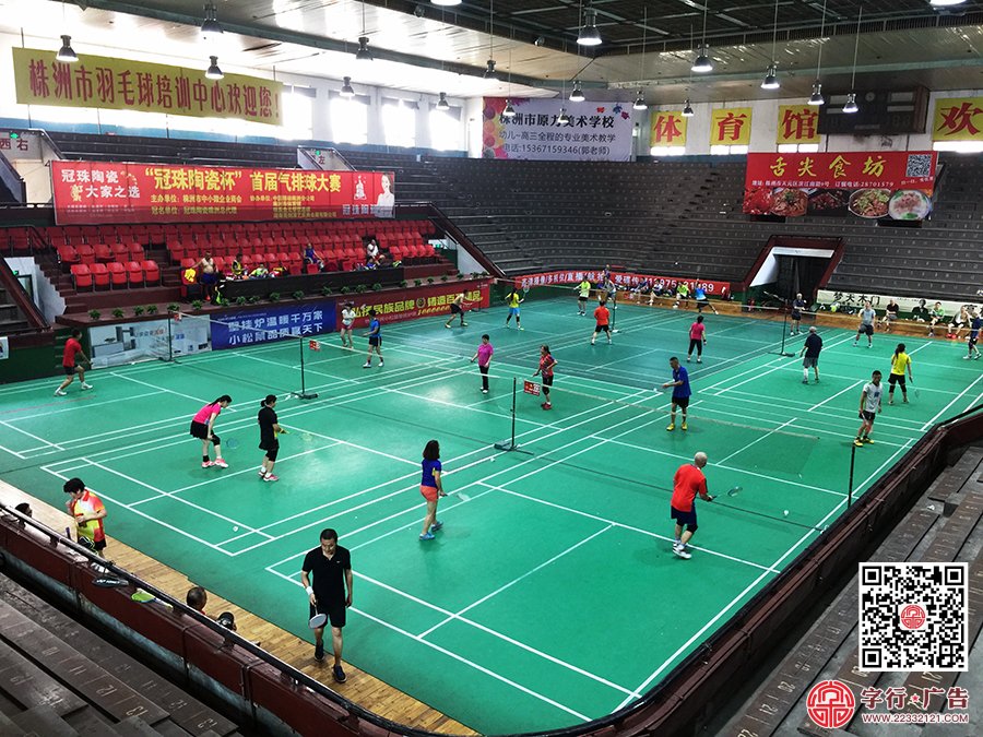株洲市中小微商会,首届气排球,株洲市体育馆,广告位