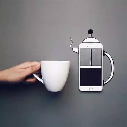插画师遇上手机控，手机杯具了···